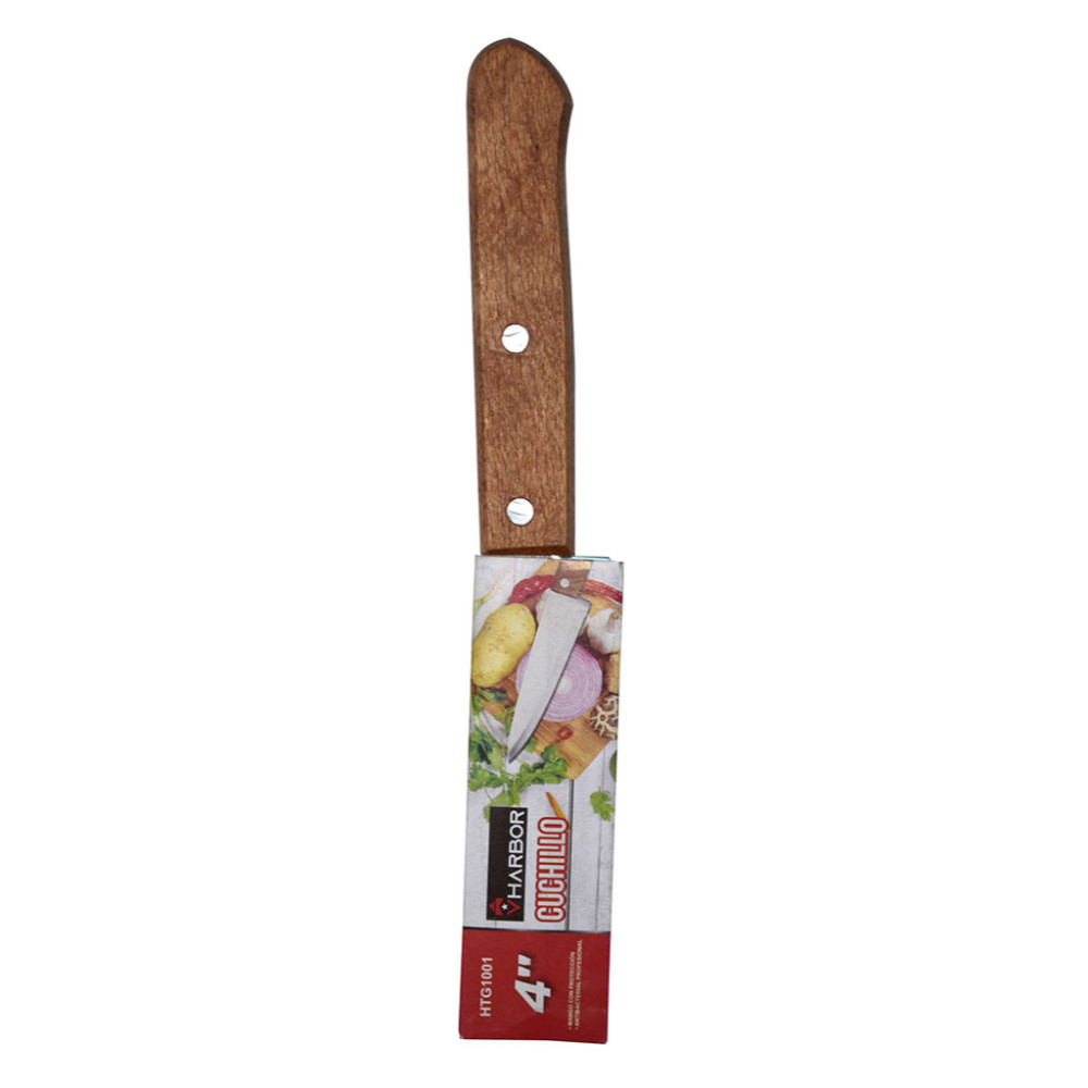CUCHILLO CACHA MADERA 4" VHARBOR (HTG1001)