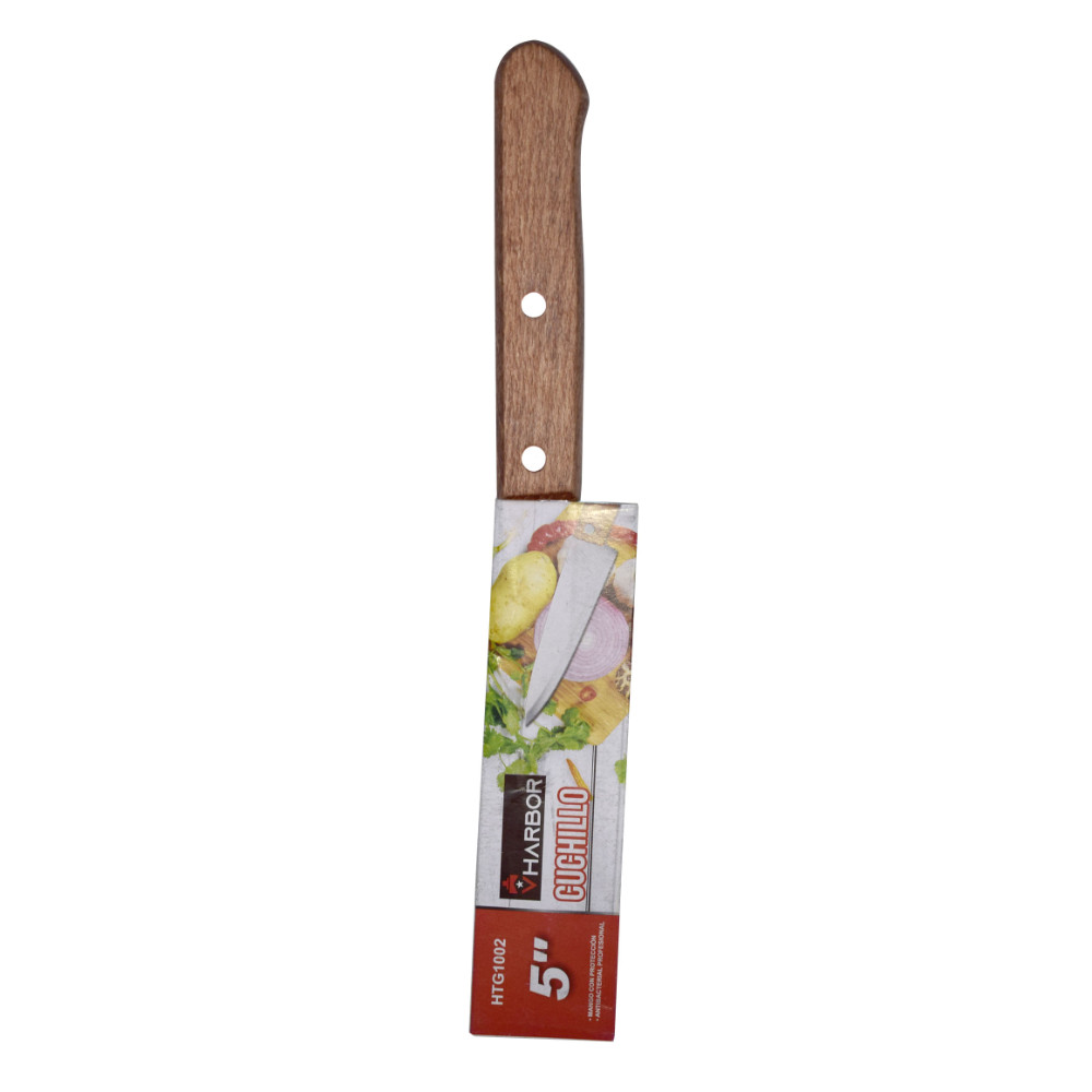 CUCHILLO CACHA MADERA 5" VHARBOR (HTG1002)