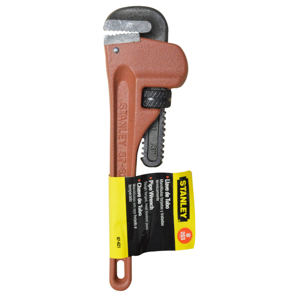 LLAVE TUBO PROFESIONAL STANLEY #8 (87-621)