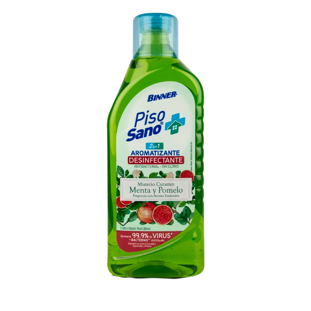 DESINFECTANTE PISO BINNER SANO MENTA/POMELO 1LT (206676)
