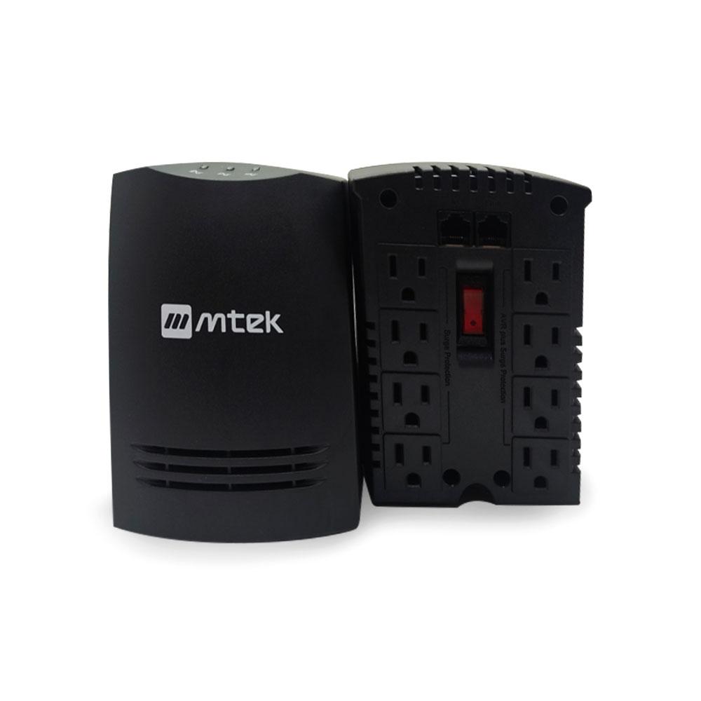 REGULADOR AUTOMATICO DE VOLTAGE 600 VA MTEK (MTAVR600-A)