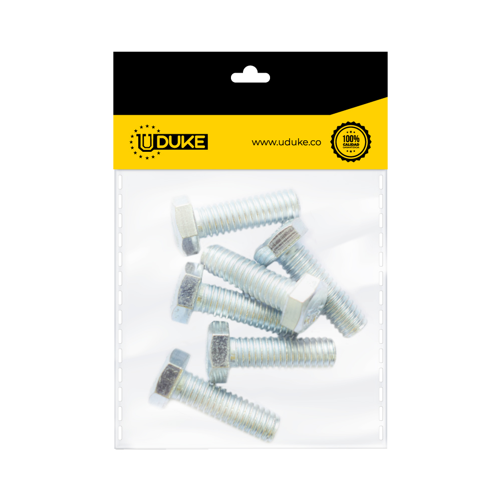 TORNILLO HEXAGONAL 5/16*1 PAQ X 6 UDUKE