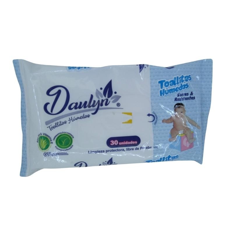 PAÑITOS HUMEDOS DAULYN X 30 UNIDADES