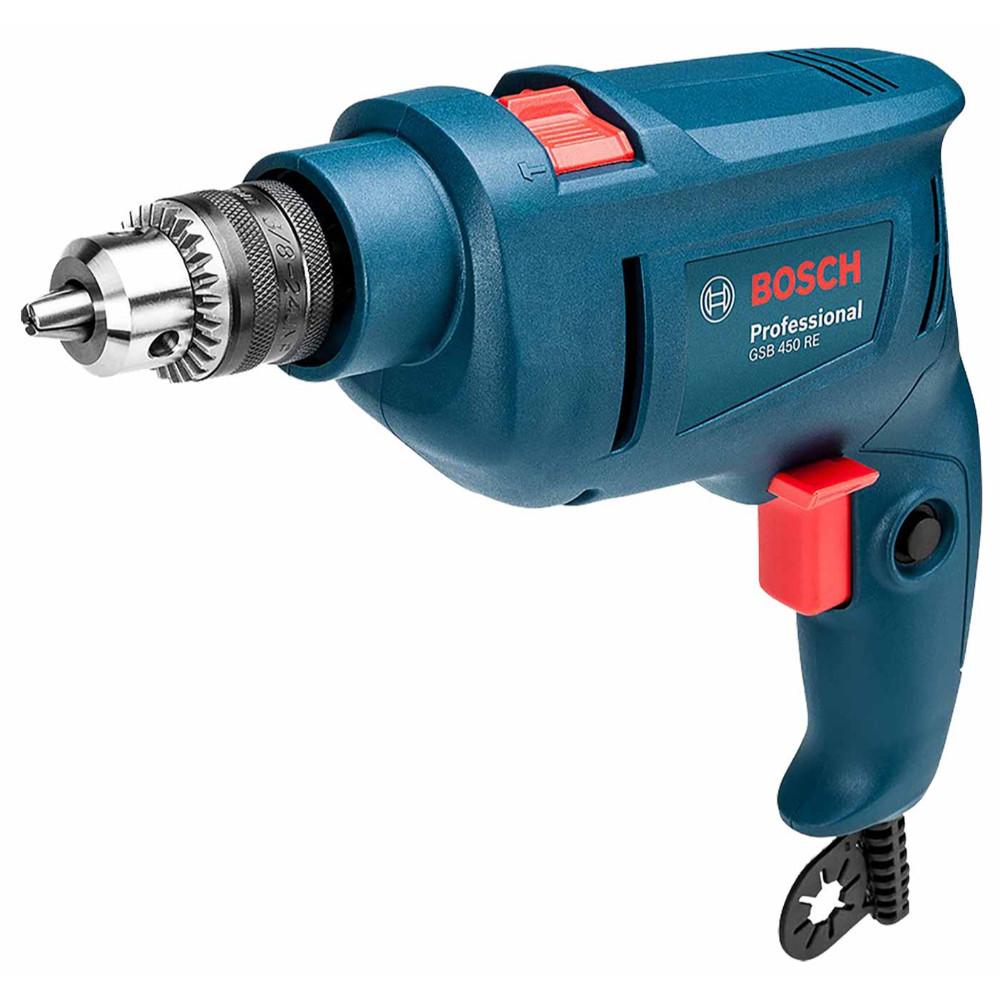 TALADRO BOSCH 3/8 450W V VARIABLE GSB450 RE (06011B50G0)