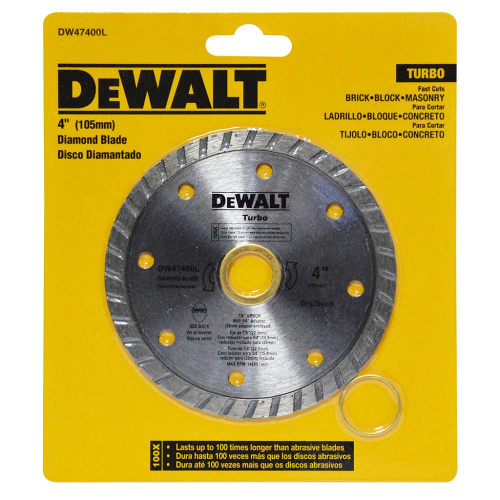 DISCO DIAMANTADO TURBO DEWALT 41/2