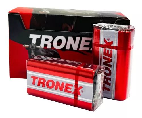 PILA TRONEX 9V (CUADRADA)(TR9VRBLK)
