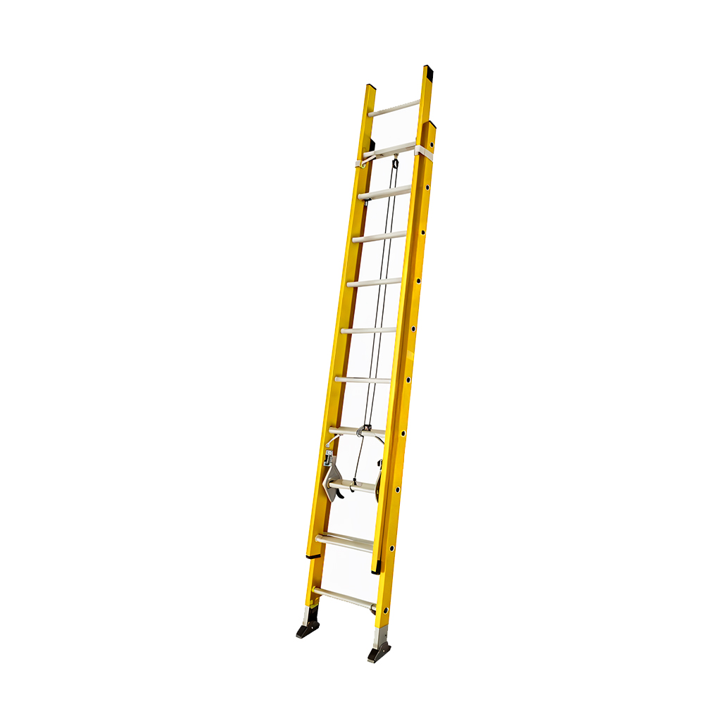 ESCALERA DE EXTENSION EN FIBRA DE VIDRIO  20 PELDAÑOS 6MTS UDUKE (150KG)(HT3174)