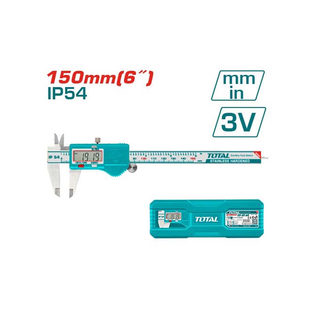 CALIBRADOR PIE DE REY 3V DIGITAL METALICO TOTAL (TMT321506)