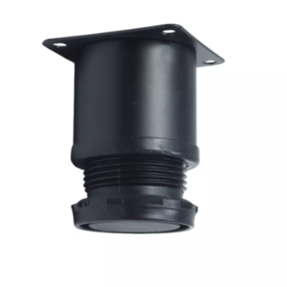 PATA REDONDA PARA MUEBLE AJUSTABLE EN ACERO NEGRA 50 X 60 MM (51473)
