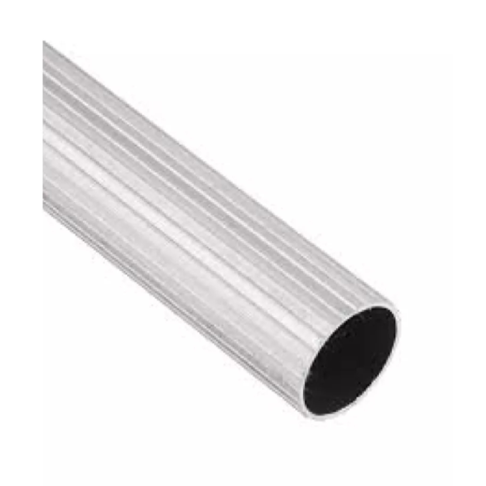 TUBO CORTINERO EN ALUMINIO CRUDO 3/4 X METRO (46318)