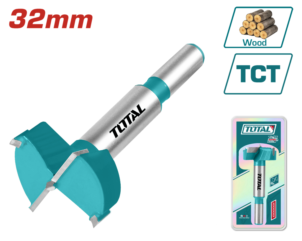 BROCA FORSTNER 1 1/4" 32MM SUPER TOTAL (TAC180321)