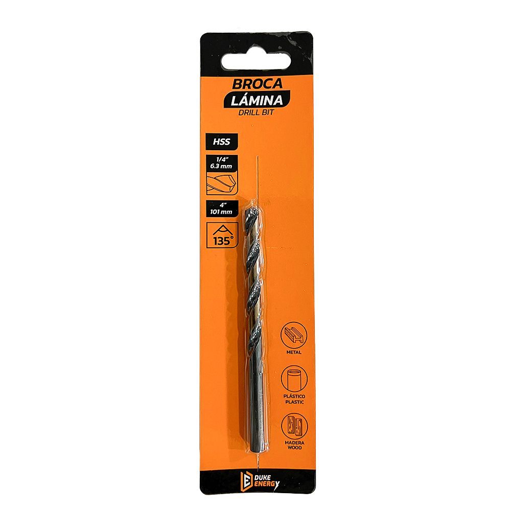 BROCA LAMINA 1/4" DUKE ENERGY (HT3233)
