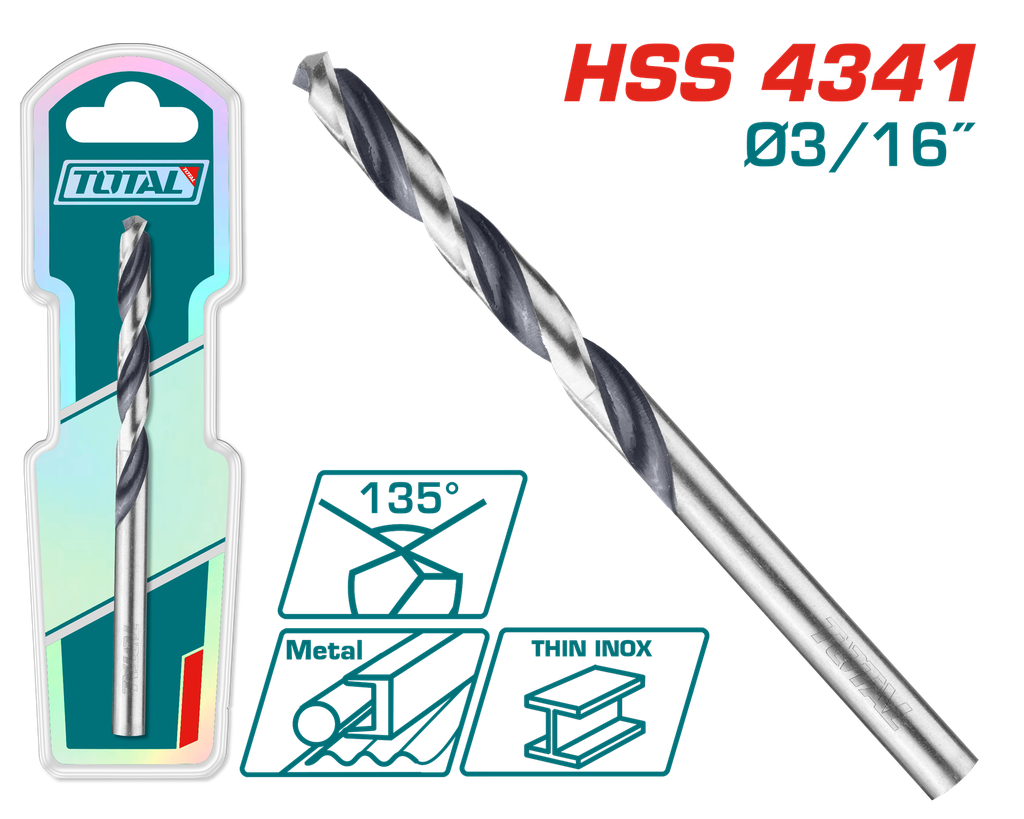 BROCA LAMINA 3/16" INDUSTRIAL SUPER TOTAL (TAC1201634)