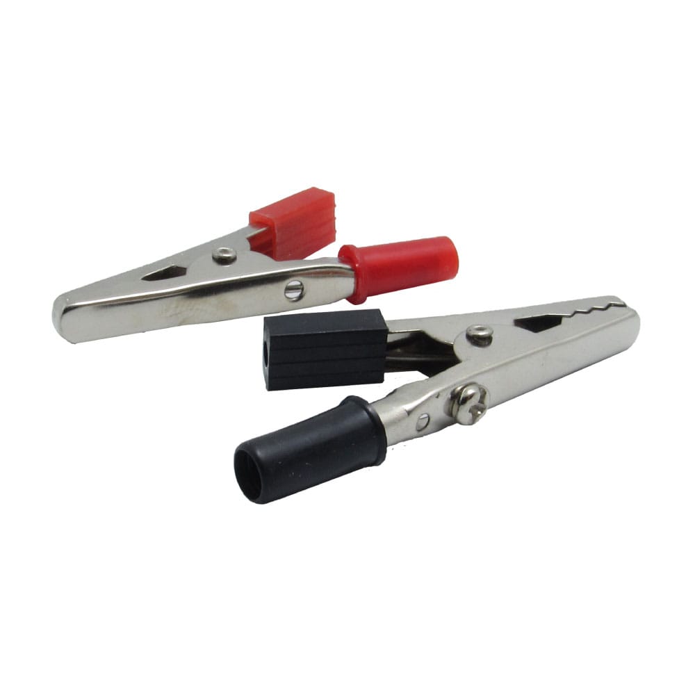 CAIMAN FORRADO PEQUEÑO CON TORNILLO PQTX 4 UDUKE (2 NEGRO, 2 ROJO)