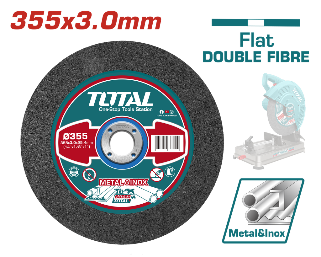 DISCO CORTE METAL 14" SUPER TOTAL (TAC2303558)