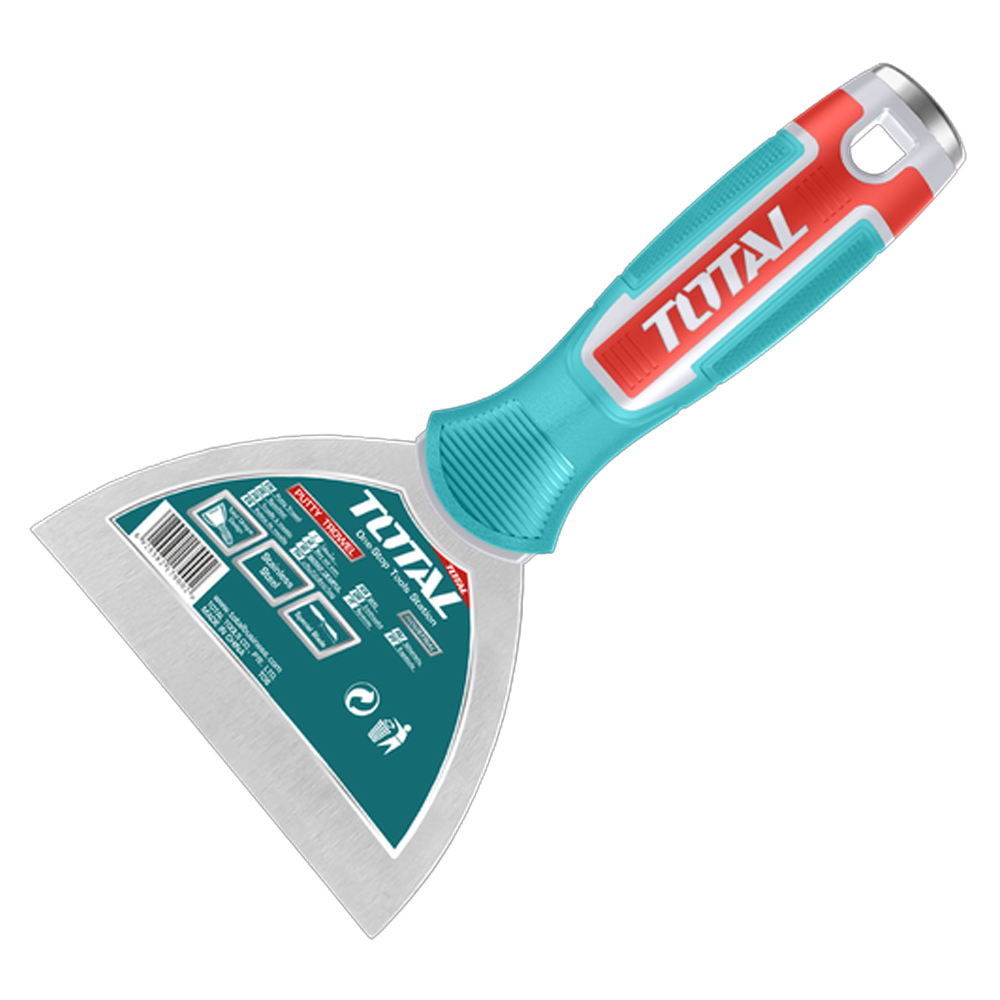 ESPATULA 6" MANGO PLASTICO INDUSTRIAL SUPER  TOTAL (THT831506)