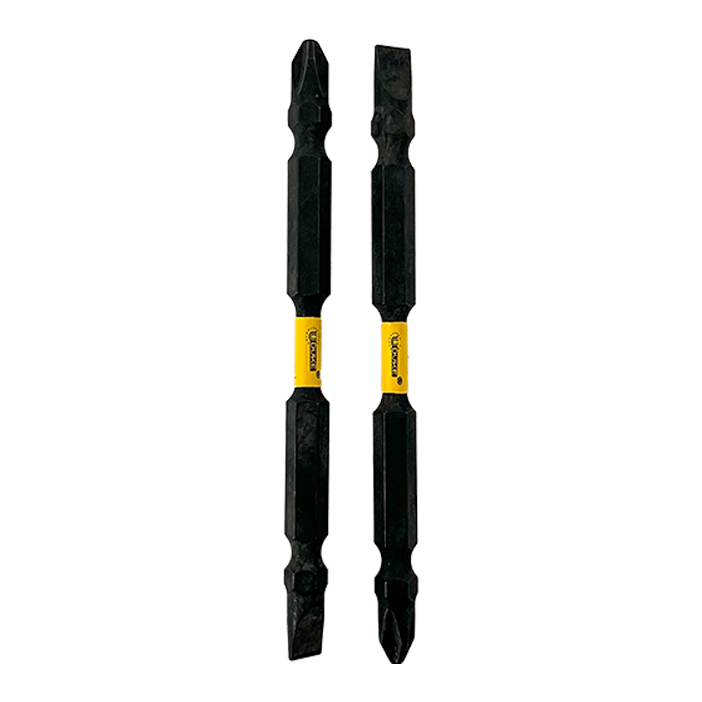 PUNTAS TALADRO IMANTADA 100MM (+)(-) JUEGO X 2 PZS UDUKE  (HT3359)