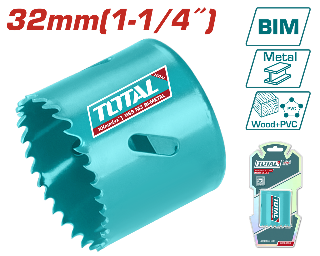 SIERRA COPA BIMETAL 1-1/4" SUPER TOTAL (TAC410321)