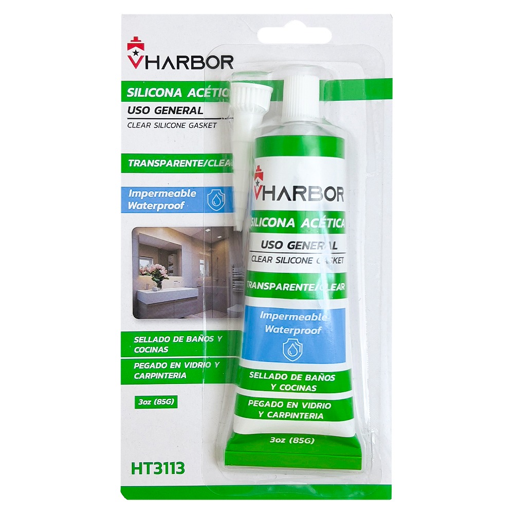 SILICONA TRANSPARENTE 85G VHARBOR (HT3113)