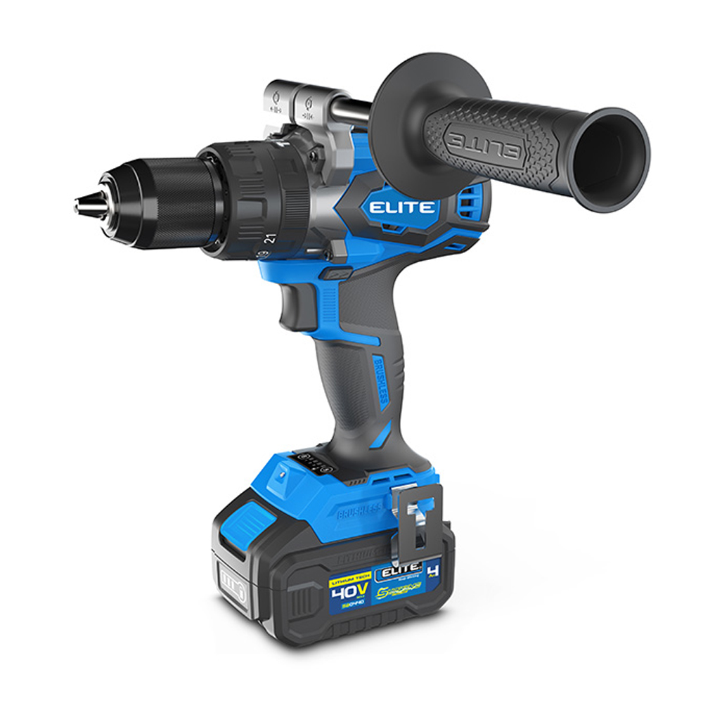 TALADRO PERCUTOR INALAMBRICO SIN ESCOBILLAS  1/2” 40V 150NM + CARGADOR + 1 BAT 40V 2AH (SBTP40150)