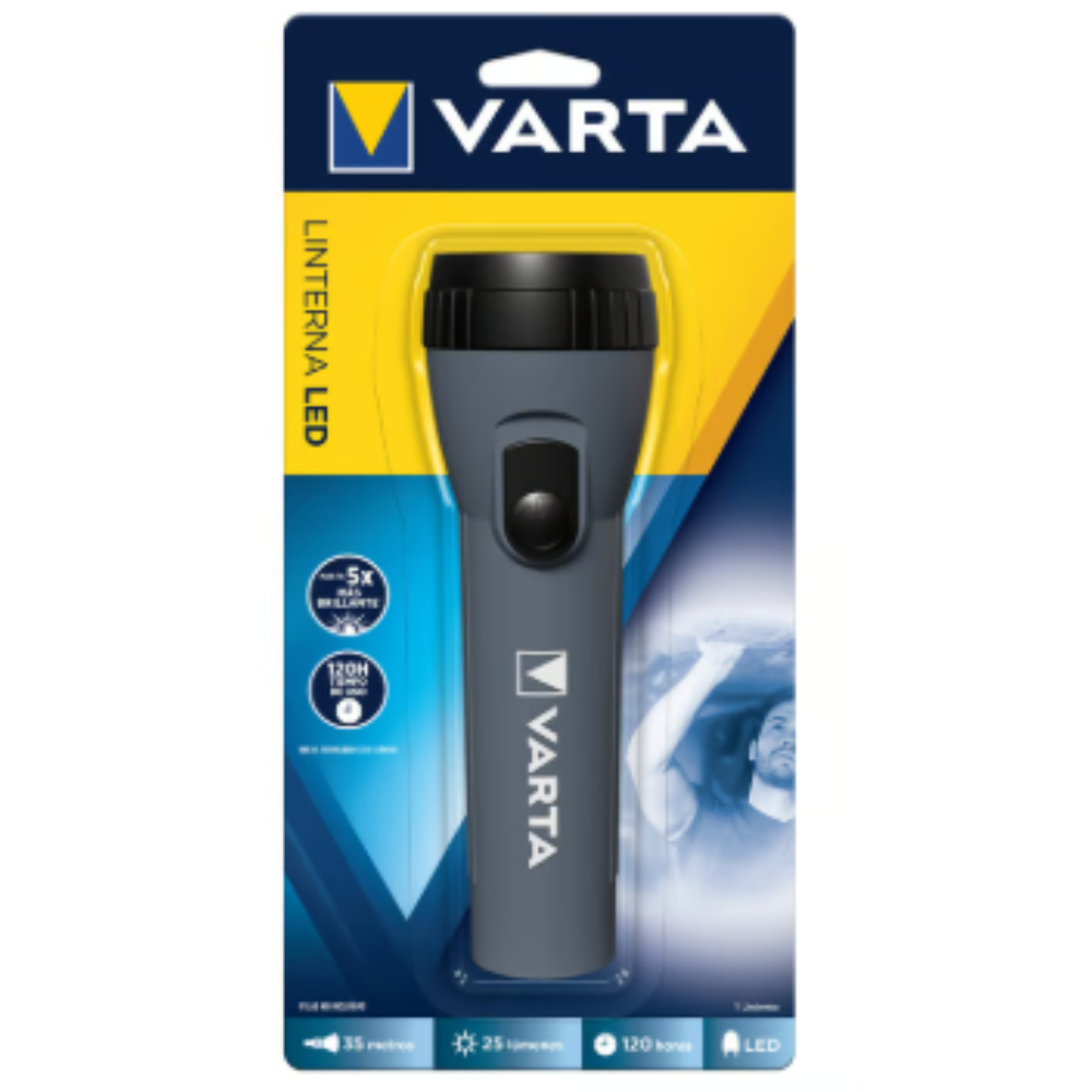 LINTERNA VARTA LED 2D 25 LUMENS-LC1L2D1