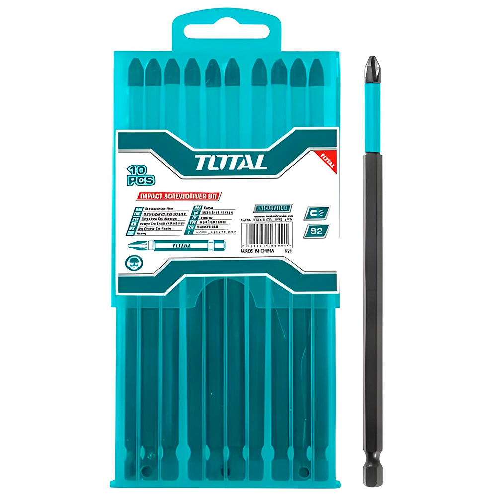 PUNTAS TALADRO IMANTADA PH2 200MM (+)  JUEGO X UNIDAD INDUSTRIAL SUPER TOTAL (TACIM16PH285)