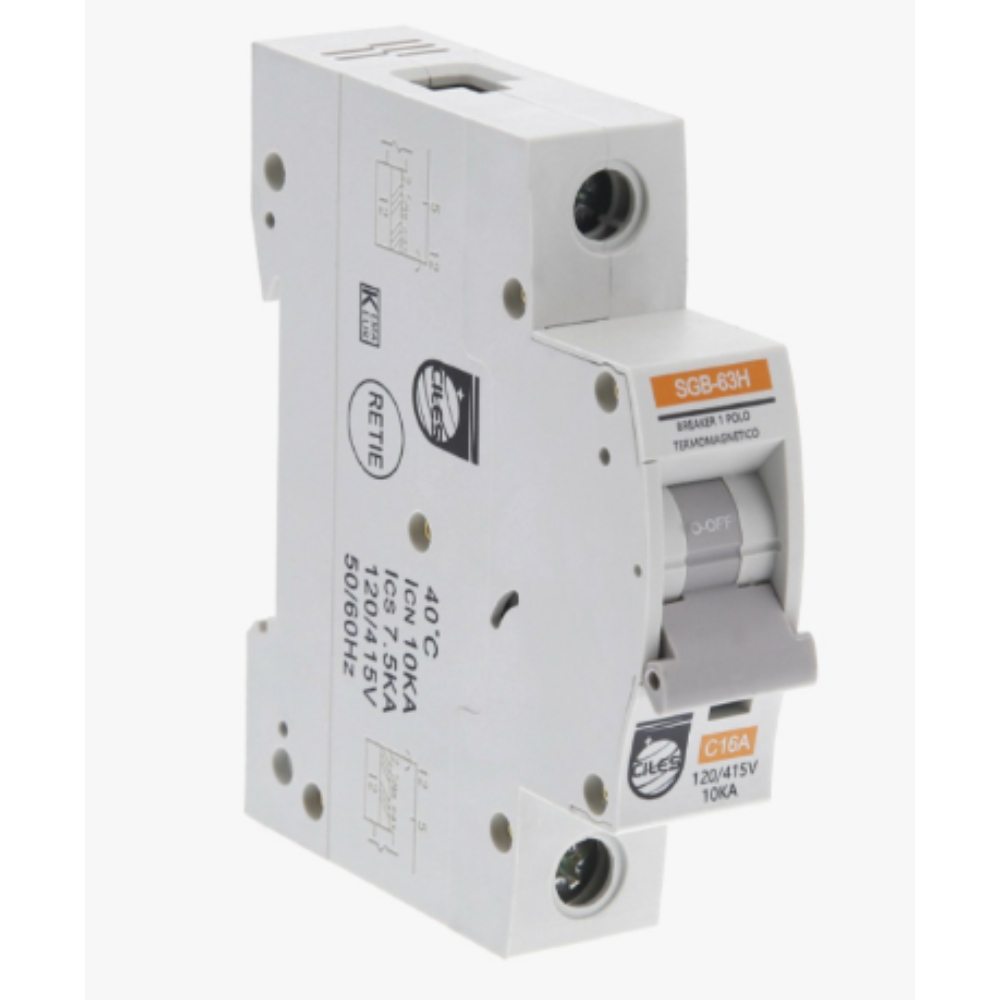 BREAKER PARA RIEL 1P 20A - 10KA (47569)