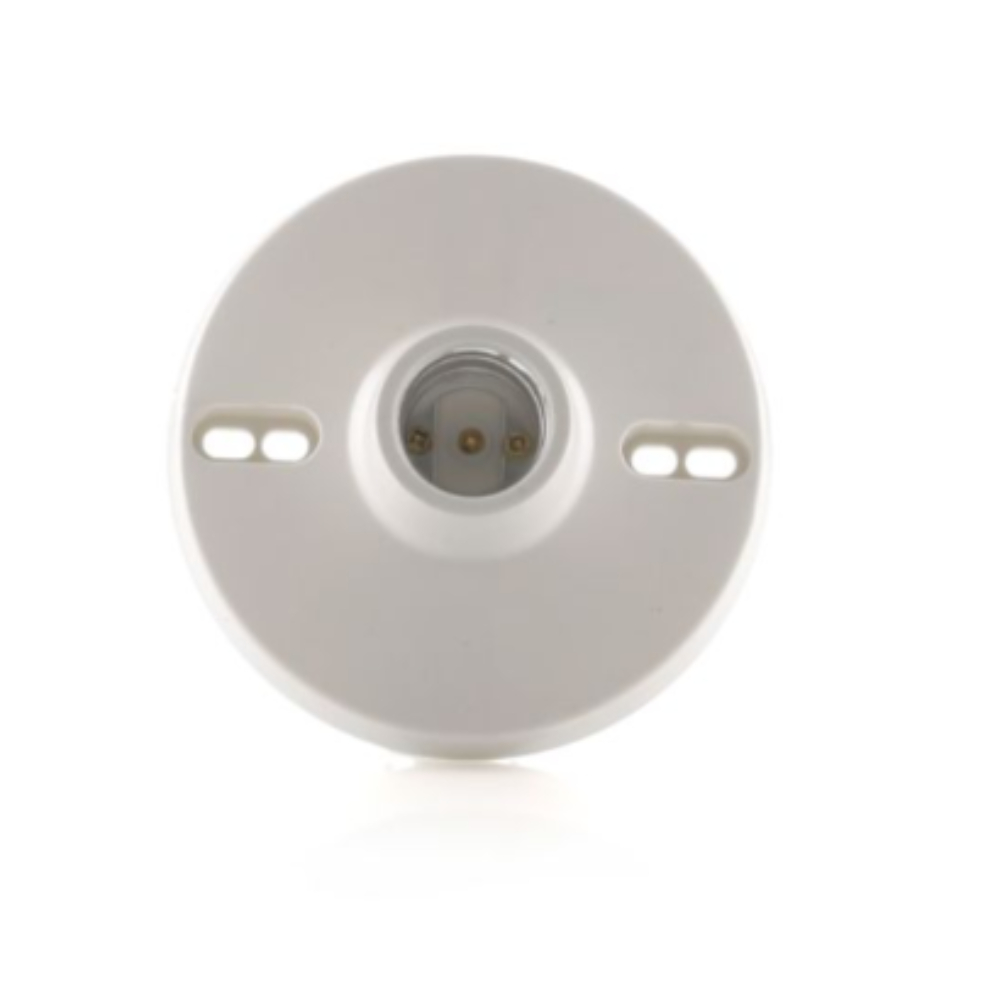 PLAFON PLASTICO POLICARBONATO ECONOMICO E27 (ECA85)(50844)