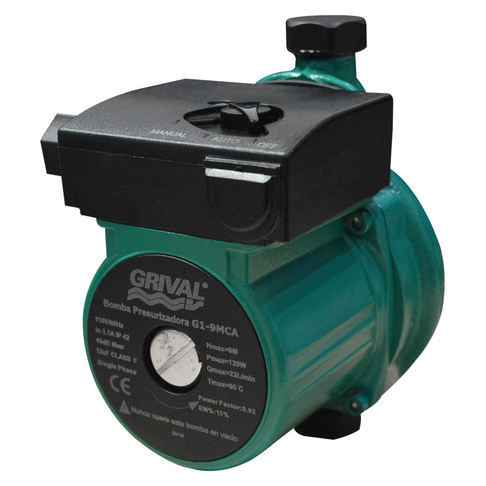 LINEA GRIVAL BOMBA PRESURIZADORA DE AGUA AUTOMATICA G1(PZ7010001) 