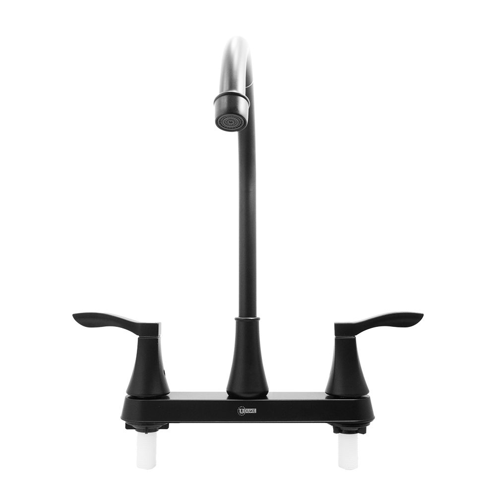 MEZCLADOR LAVAPLATOS ALETA 8" NEGRO ABS UDUKE  (HT2166)