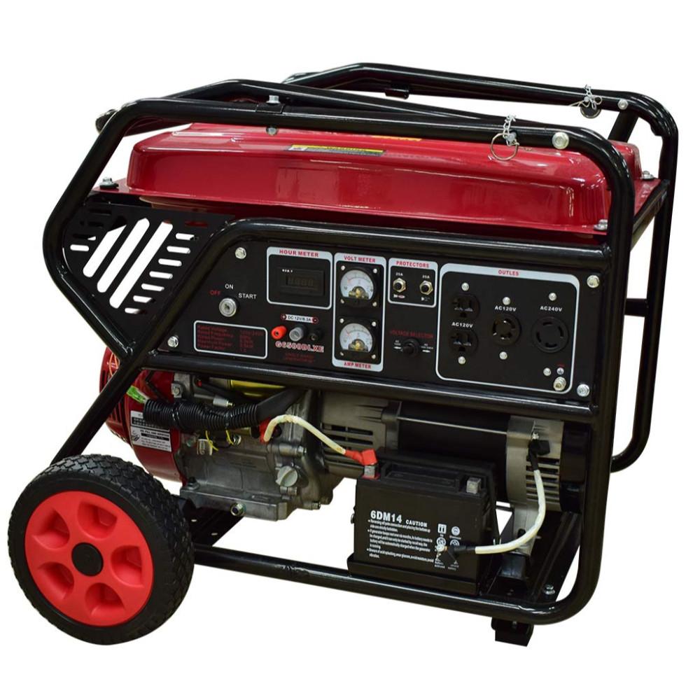 PLANTA GENERADORA ENERMAX GASOLINA 7000W 5.5 KW 120/240VAC (G6500DLXE)