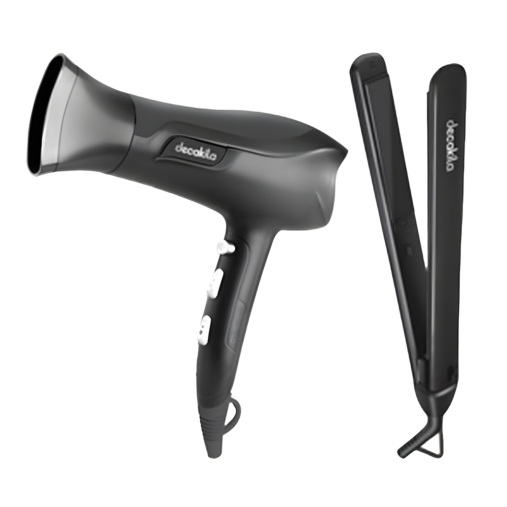 COMBO  DE PLANCHA  Y SECADOR  120V DECAKILA (KUHS041B)
