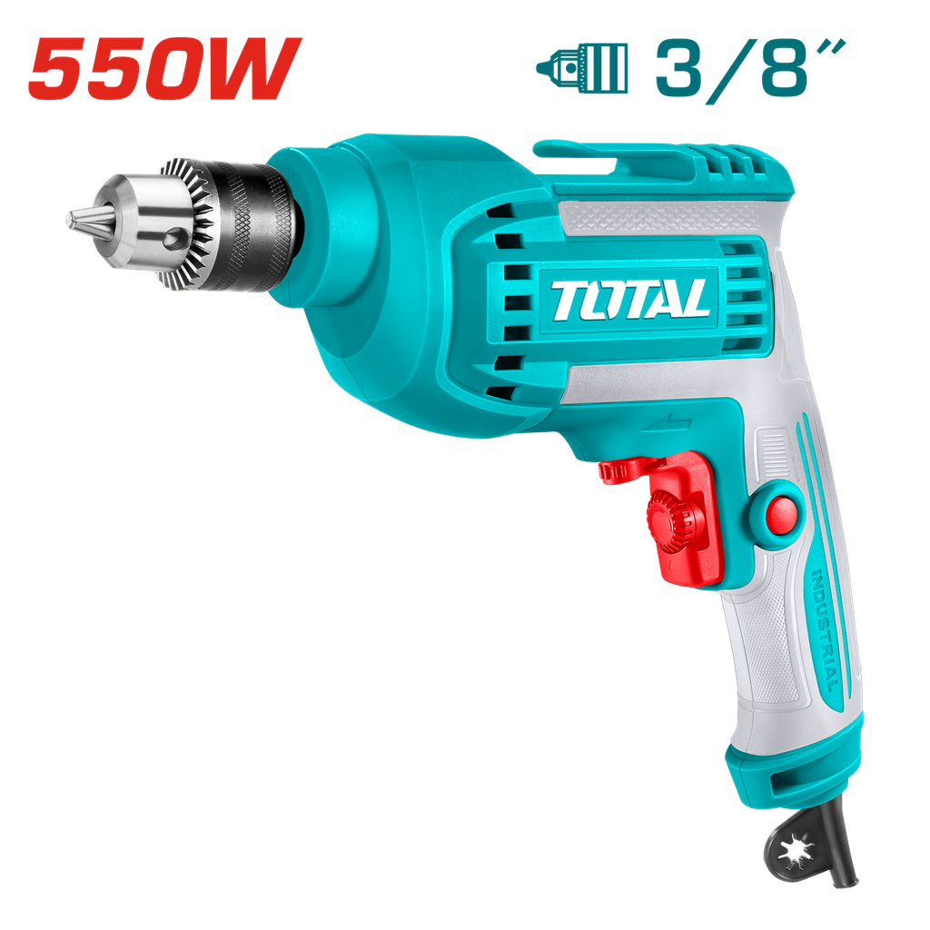 TALADRO 3/8 550W VVR INDUSTRIAL TOTAL (UTD55108)