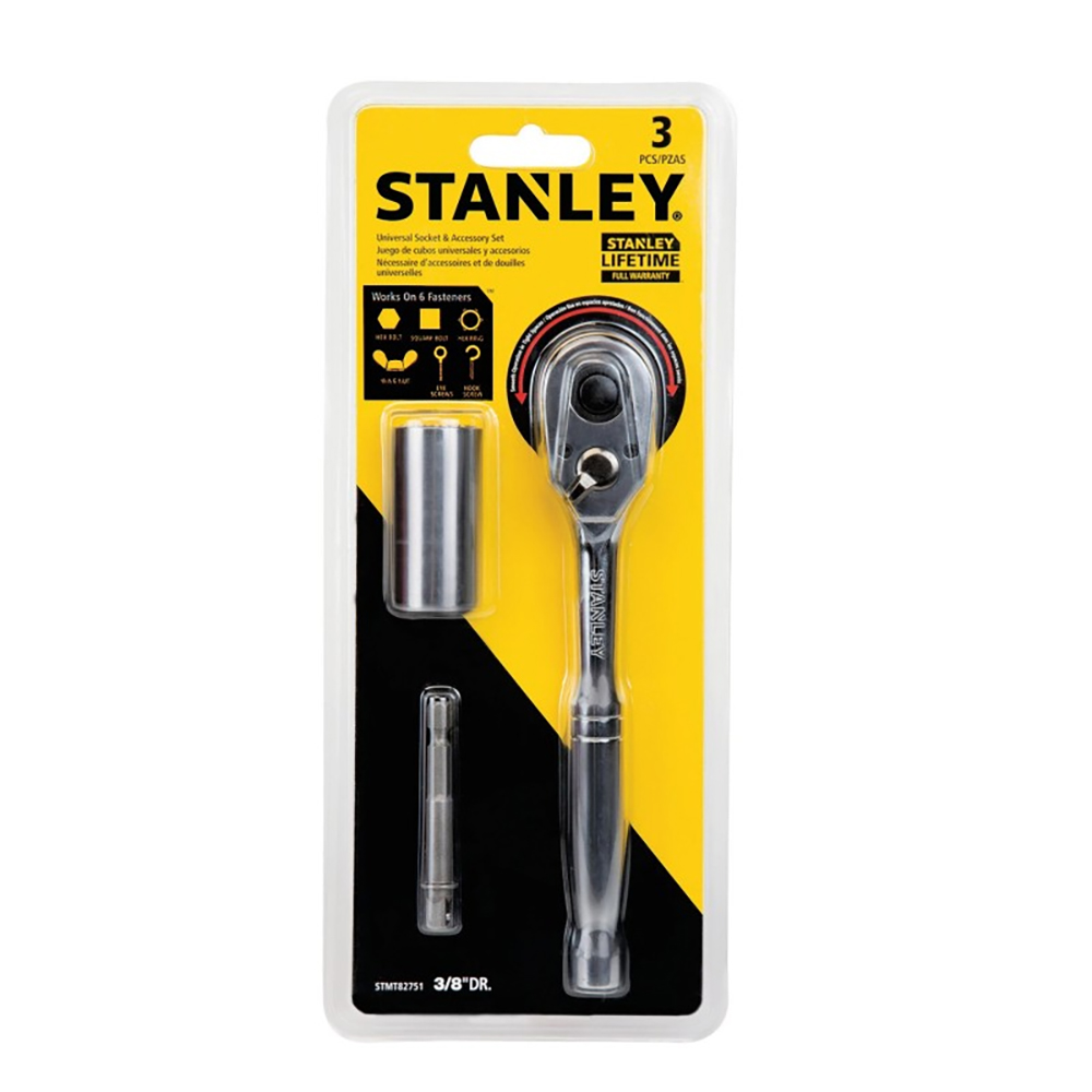 RACHE CON COPAS 3/8 X 3 PZS STANLEY (STMT82751)