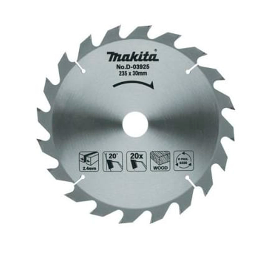 DISCO DE SIERRA 9 1/4 X 20T X 5/8 MAKITA PARA SIERRA N5900B (D-03925)