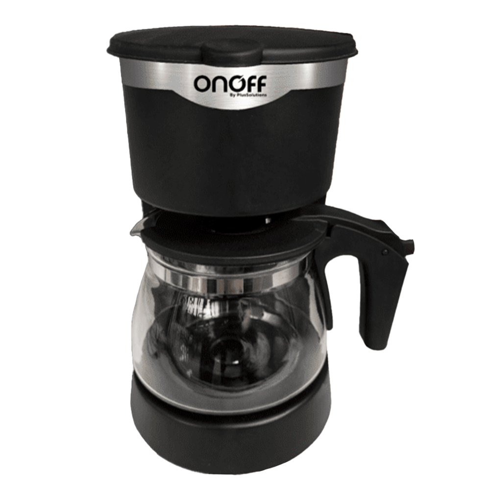 CAFETERA 1,2 LITROS NEGRA ONOFF PS (RP1365)