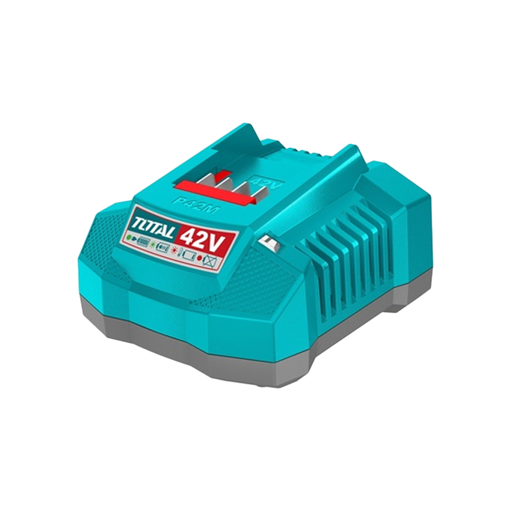 CARGADOR INTELIGENTE  PARA BATERIAS 42V 2.0AH INDUSTRIAL TOTAL (UTFCLI42021)