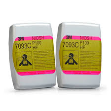 FILTRO P100 CARTUCHO 7093C PARA PARTICULAS ALTA EFICIENCIA  CLASE 1 (PQTE X 2) 3M (70071401270)