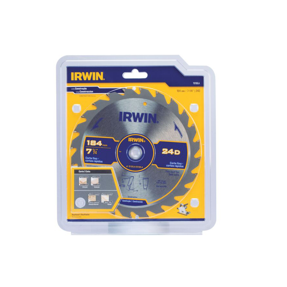 DISCO MADERA IRWIN 7 1/4"X24D (15130LA)