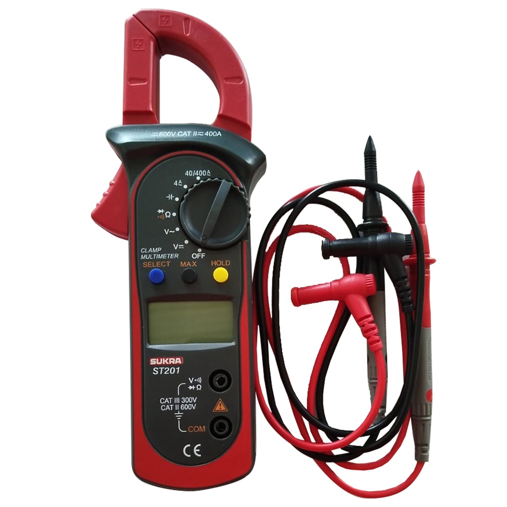 PINZA VOLTIAMPERIMETRICA 600V 400A SUKRA ST201 (33402