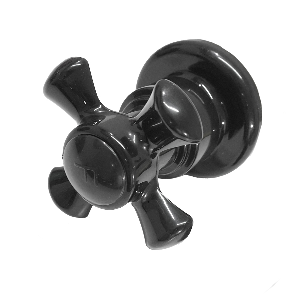 LINEA GRIVAL REGISTRO DUCHA BALTA CRUCETA NEGRO PQTE X 3 (414683331)