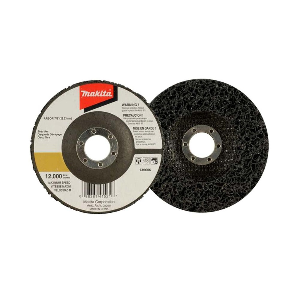 DISCO FIBRA DE VIDRIO 4/12 PARA QUITAR OXIDO PINTURA Y SOLDADURA MAKITA (B-36295)