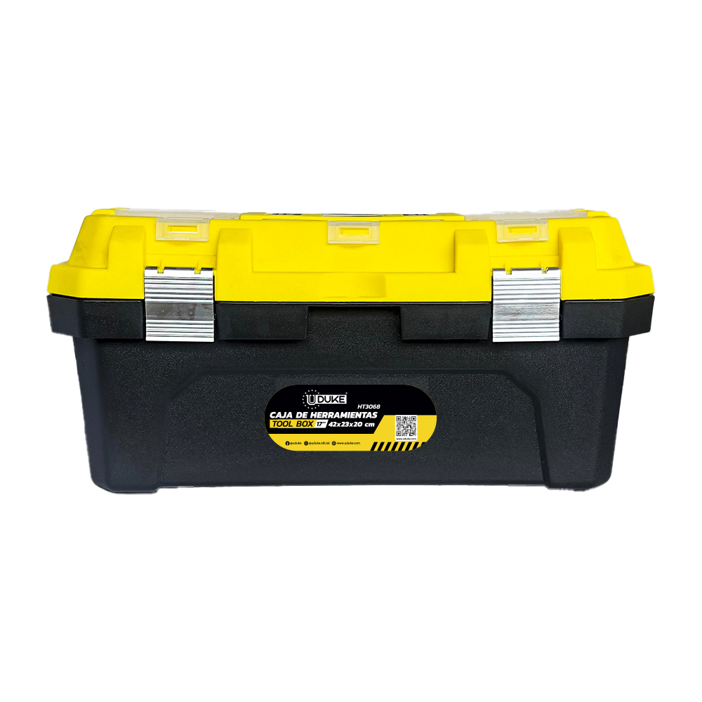 CAJA HERRAMIENTA 17" (42X23X20 CM) UDUKE (HT3068)