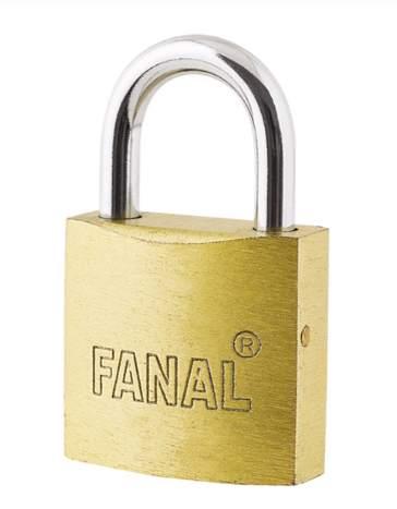 CANDADO HIERRO 3 LLAVES LATON 36MM FANAL  (FH63-B) 