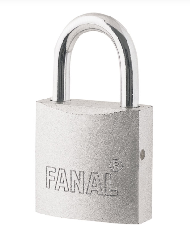 CANDADO HIERRO 3 LLAVES PLATA FANAL 63MM (FH63-S)  