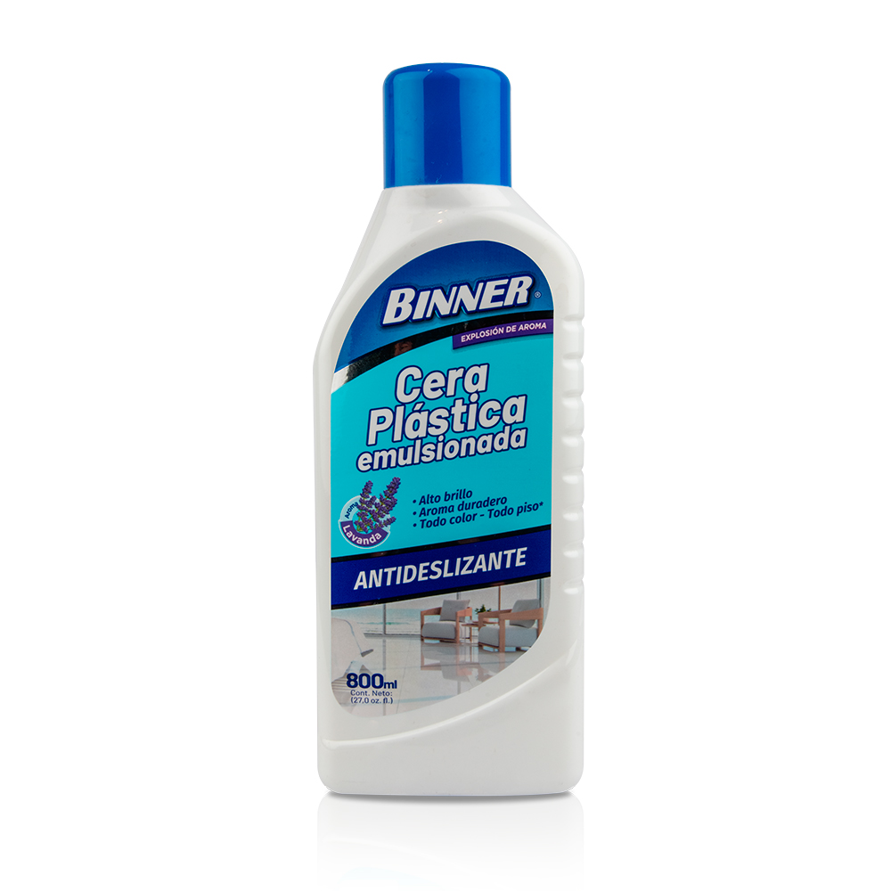 CERA PLASTICA EMULSIONADA 800ML LAVANDA BINNER