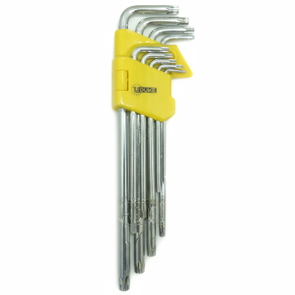LLAVE TORX JUEGO X 9 PCS LARGA UDUKE
(HT2263)