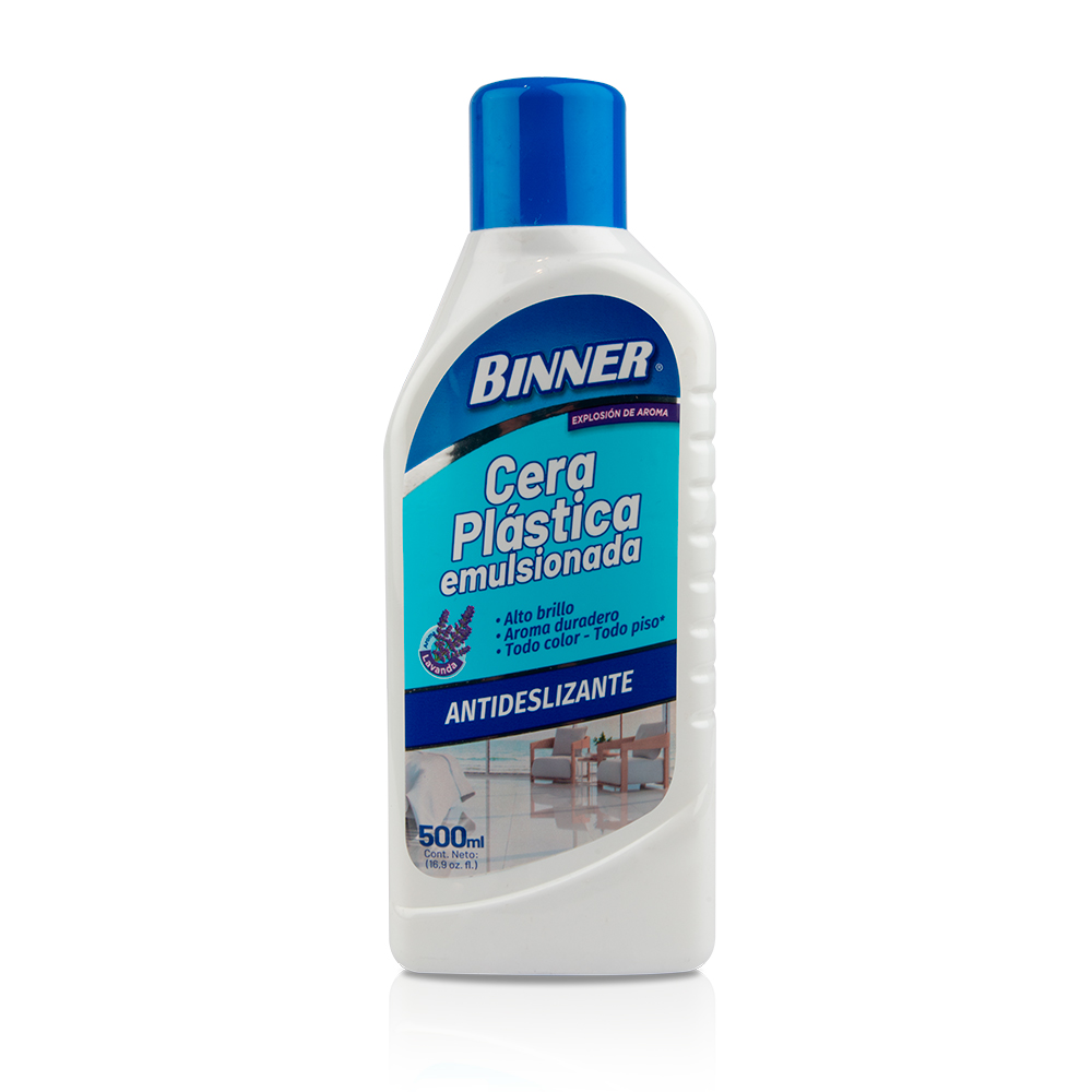 CERA PLASTICA EMULSIONADA 500ML LAVANDA BINNER