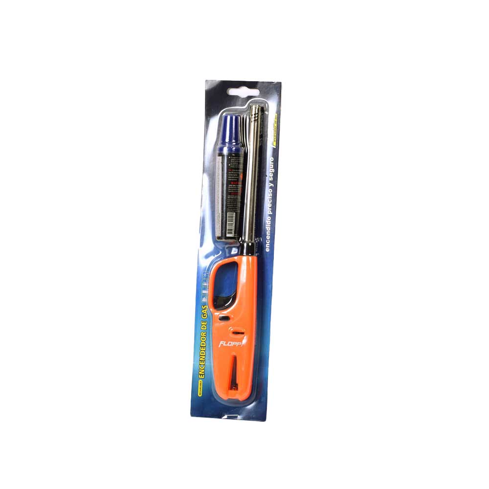 ENCENDEDOR A GAS PARA ESTUFA CON REPUESTO BLISTER FLOPPI (FL-EN21RG)