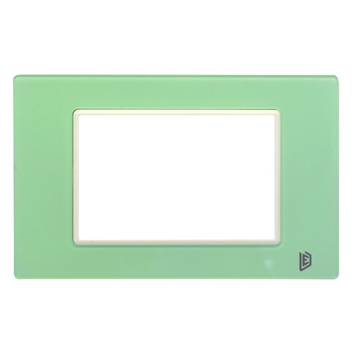 TAPA LUXOR VERDE CRISTAL ACRILICA CUADRADA (V10-02AV)